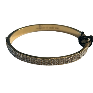 kate spade Gold Crystal Pavé Bangle Bracelet